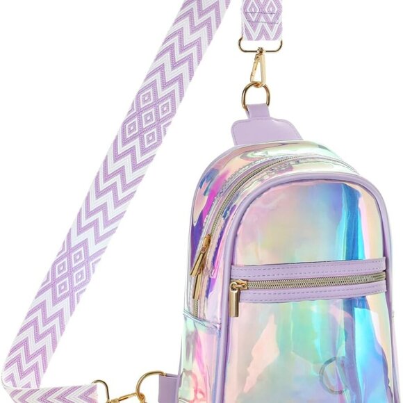 Clear Sling Bag for Stadium Events - Sport Concert, Crossbody Bag with Comfortab - Picture 1 of 8